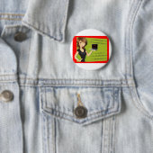 Badge Rond 5 Cm logo pour le magnet ou les buttonms (En situation)