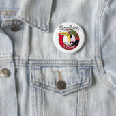 Badge Rond 5 Cm Logo rétro Explore Colombia (En situation)