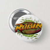 Badge Rond 5 Cm Logo Robin (Devant & derrière)