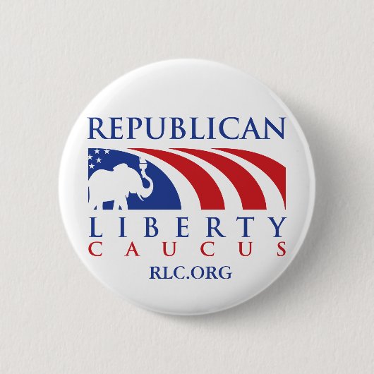 Badge Rond 5 Cm Logo standard du bouton RLC (Devant)