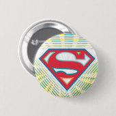 Badge Rond 5 Cm Logo Super Supergirl (Devant & derrière)
