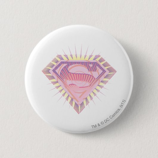 Badge Rond 5 Cm Logo Supergirl Rad (Devant)