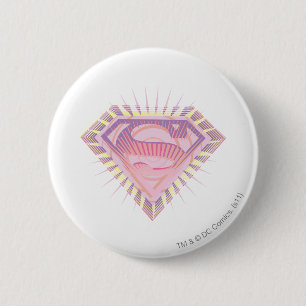 Badge Rond 5 Cm Logo Supergirl Rad