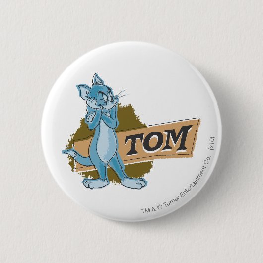 Badge Rond 5 Cm Logo Tom Attitude (Devant)