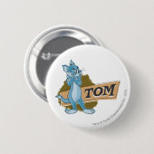 Badge Rond 5 Cm Logo Tom Attitude (Devant & derrière)