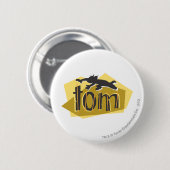Badge Rond 5 Cm Logo Tom Silhouette (Devant & derrière)