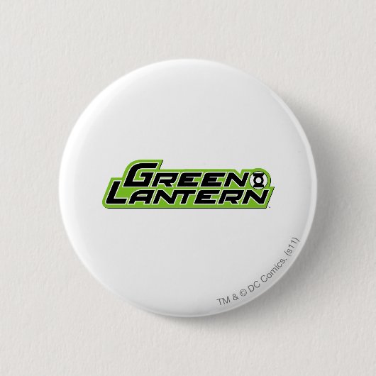 Badge Rond 5 Cm Logo vert 2 de lanterne (Devant)