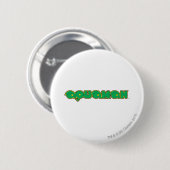 Badge Rond 5 Cm Logo vert Aquaman (Devant & derrière)