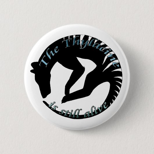 Badge Rond 5 Cm Logo vivant de Stille de Thylacine (Devant)