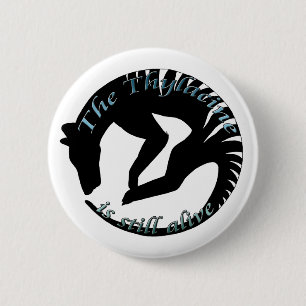 Badge Rond 5 Cm Logo vivant de Stille de Thylacine