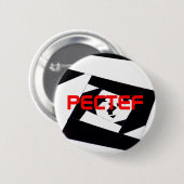 Badge Rond 5 Cm logob&w de pectef, PECTEF (Devant & derrière)