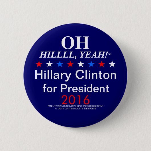 BADGE ROND 5 CM L'OH HILLLL, OUAIS ! (Devant)