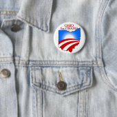 Badge Rond 5 Cm L'Ohio pour Obama (En situation)