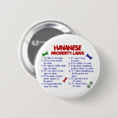 Badge Rond 5 Cm Lois 2 de propriété de HAVANESE (Devant & derrière)
