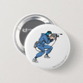 Badge Rond 5 Cm Lois Lane avec caméra (Devant & derrière)