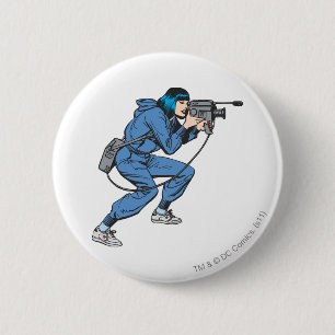 Badge Rond 5 Cm Lois Lane avec caméra
