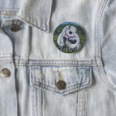 Badge Rond 5 Cm lois le Shetland (En situation)