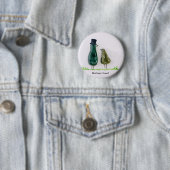 Badge Rond 5 Cm L'oiseau dit 'tweet' (En situation)
