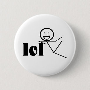 Badge Rond 5 Cm lol stick man