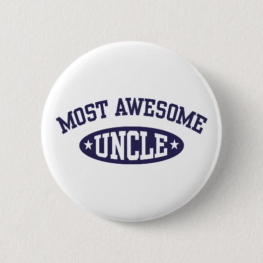 Badge Rond 5 Cm L'oncle le plus génial (Devant)
