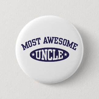 Badge Rond 5 Cm L'oncle le plus génial