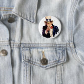 Badge Rond 5 Cm L'Oncle Sam vous veut ! (En situation)