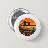 Badge Rond 5 Cm London Bridge (Devant & derrière)