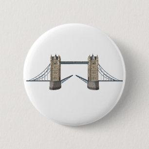 Badge Rond 5 Cm London Tower Bridge : Modèle 3D :