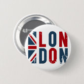 Badge Rond 5 Cm Londres (Devant & derrière)