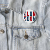 Badge Rond 5 Cm Londres (En situation)