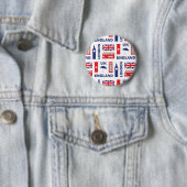 Badge Rond 5 Cm Londres (En situation)