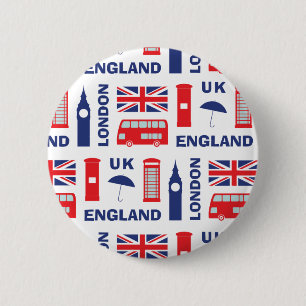 Badge Rond 5 Cm Londres