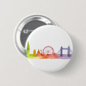 Badge Rond 5 Cm Londres Angleterre (Devant & derrière)