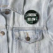 Badge Rond 5 Cm Londres ci-dessous (En situation)