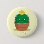 Badge Rond 5 Cm Lonely Cactus (Devant)