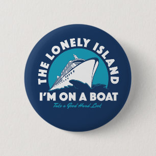 Badge Rond 5 Cm Lonely Island - Jetez Un Oeil