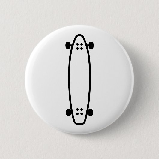 Badge Rond 5 Cm Longboard (Devant)