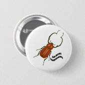 Badge Rond 5 Cm Longimanis d'Euchirus (Devant & derrière)