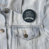 BADGE ROND 5 CM LOONEY TUNES™ THAT'S ALL FOLKS!™ (En situation)