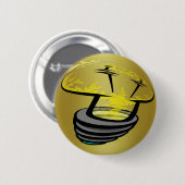 Badge Rond 5 Cm L'or Casquette clair (Devant & derrière)