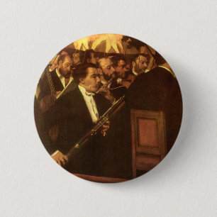 Badge Rond 5 Cm L'Orchestre de l'Opéra par Edgar Degas, Art Vintag