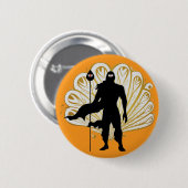 Badge Rond 5 Cm Lord Muruga (Devant & derrière)