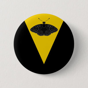 Badge Rond 5 Cm l'Ordre du Papillon Bouton