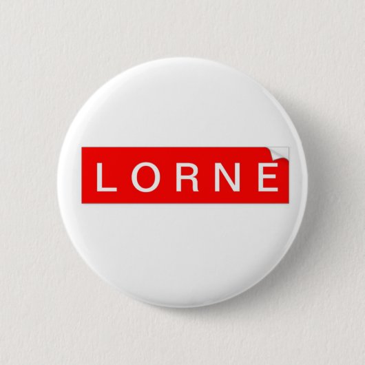 Badge Rond 5 Cm Lorne (Devant)