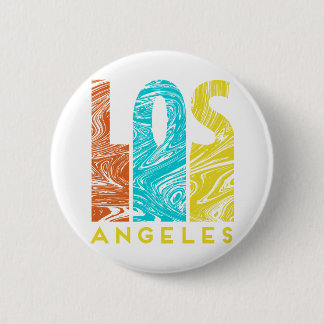 Badge Rond 5 Cm Los Angeles