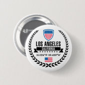 Badge Rond 5 Cm Los Angeles (Devant & derrière)