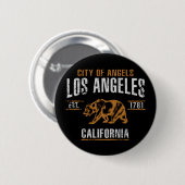 Badge Rond 5 Cm Los Angeles (Devant & derrière)