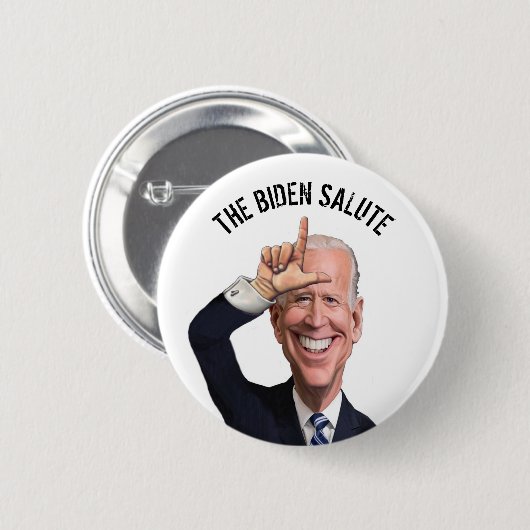 Badge Rond 5 Cm Loser Biden (Devant & derrière)