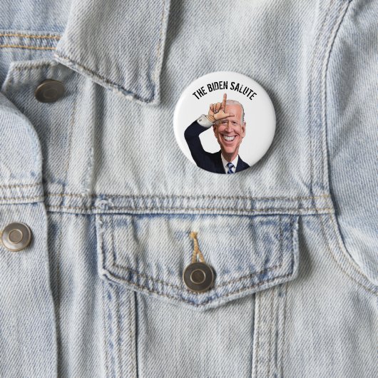 Badge Rond 5 Cm Loser Biden (En situation)