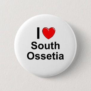 Badge Rond 5 Cm L'Ossétie-du-Sud